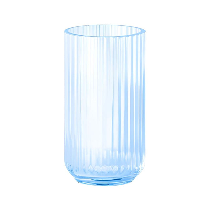 Lyngby - Vas 15 cm - Ljusblått glas
