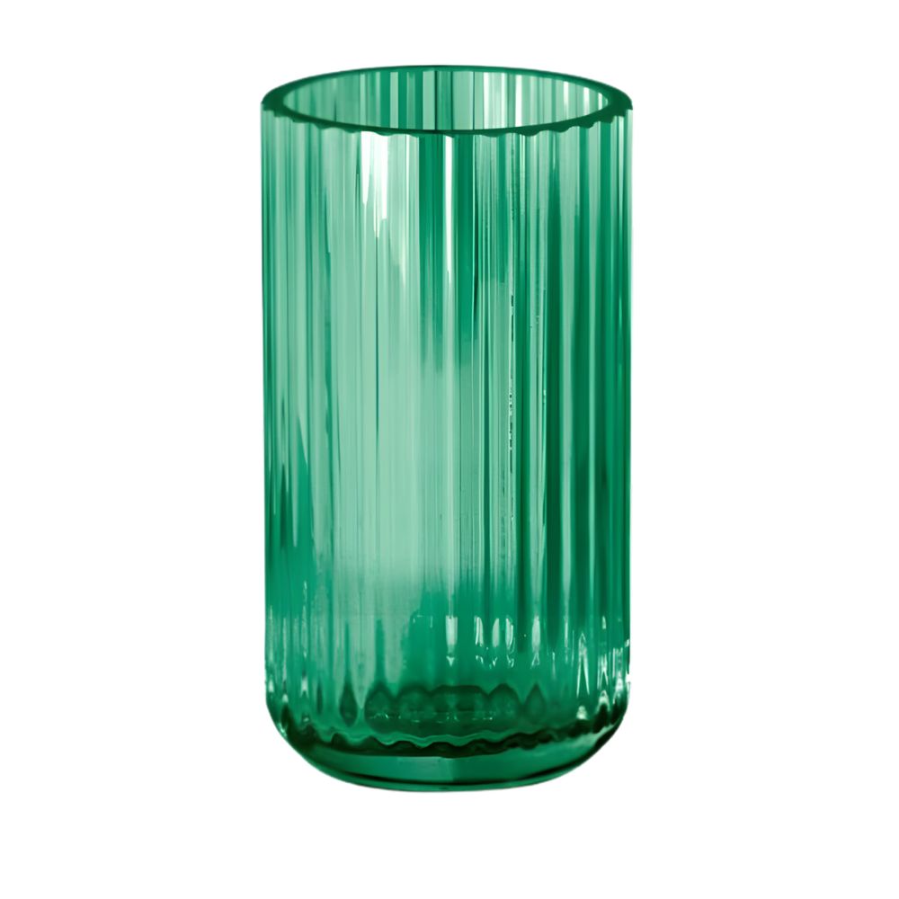 Lyngby - Vas 15 cm - Grönt glas