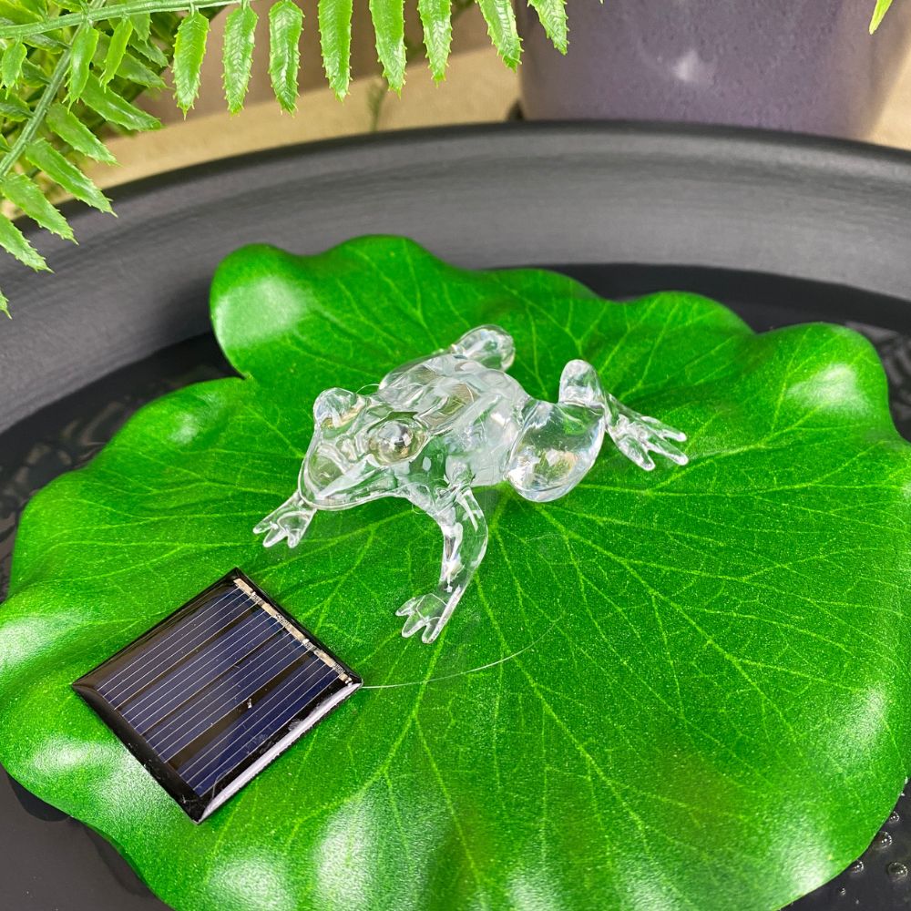 Solar lotusblad med frön Ø17 cm