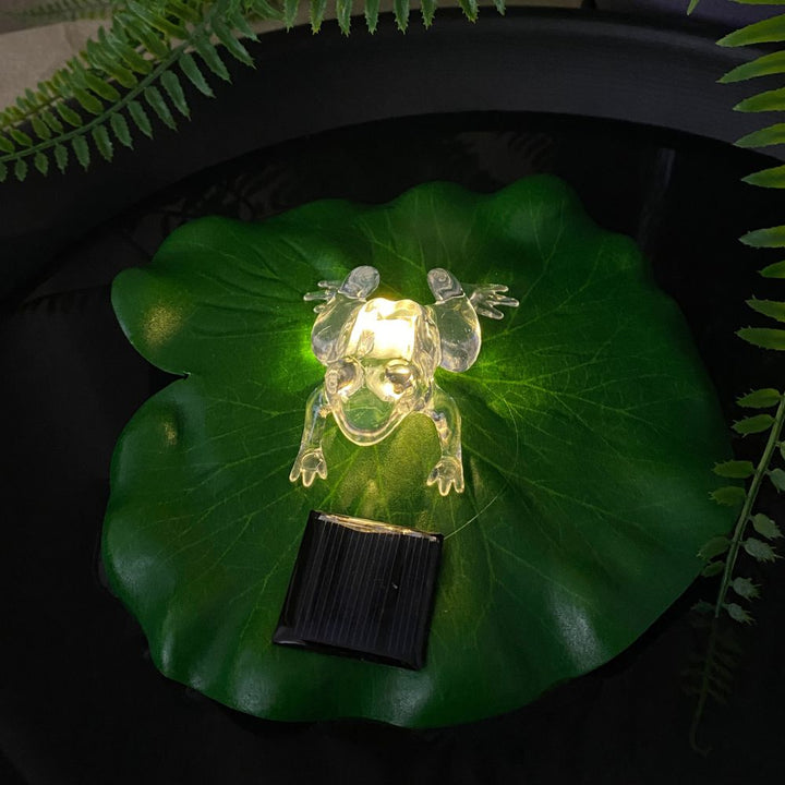 Solar lotusblad med frön Ø17 cm