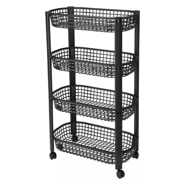 Vagn med 4 korgar - 46,5x26x79 cm