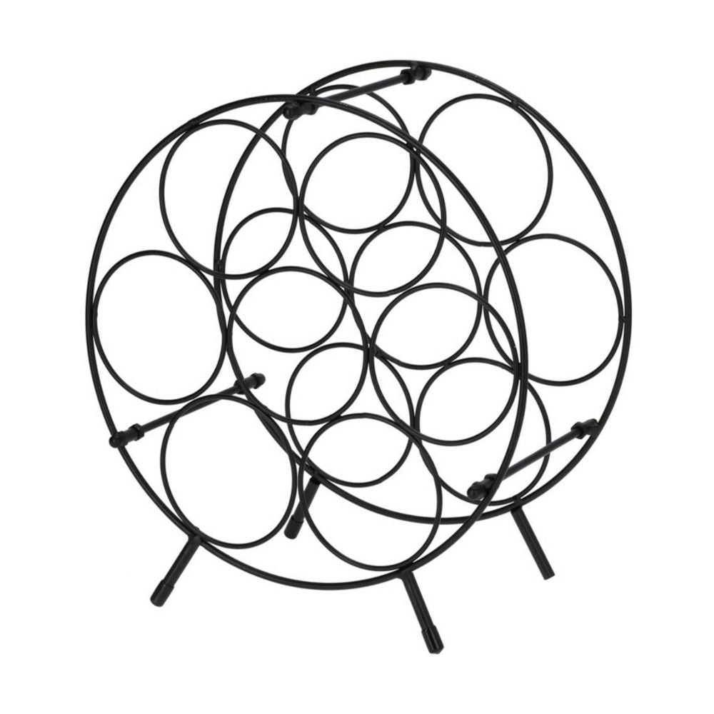 Vinställ med 7 platser - metall