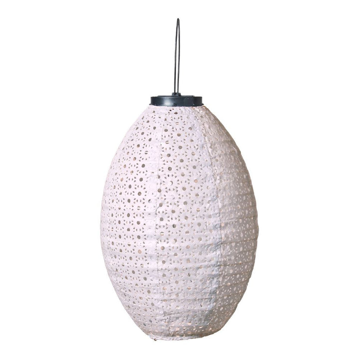 Solcellslykta Ø22x32 cm rosa