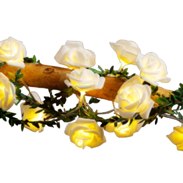Conzept - Solar ljusslinga med rosor 20 st.