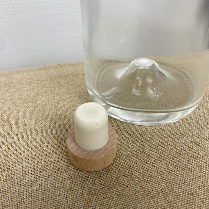 Conzept - Glasflaska med kork 0,45 L Ø8x19 cm