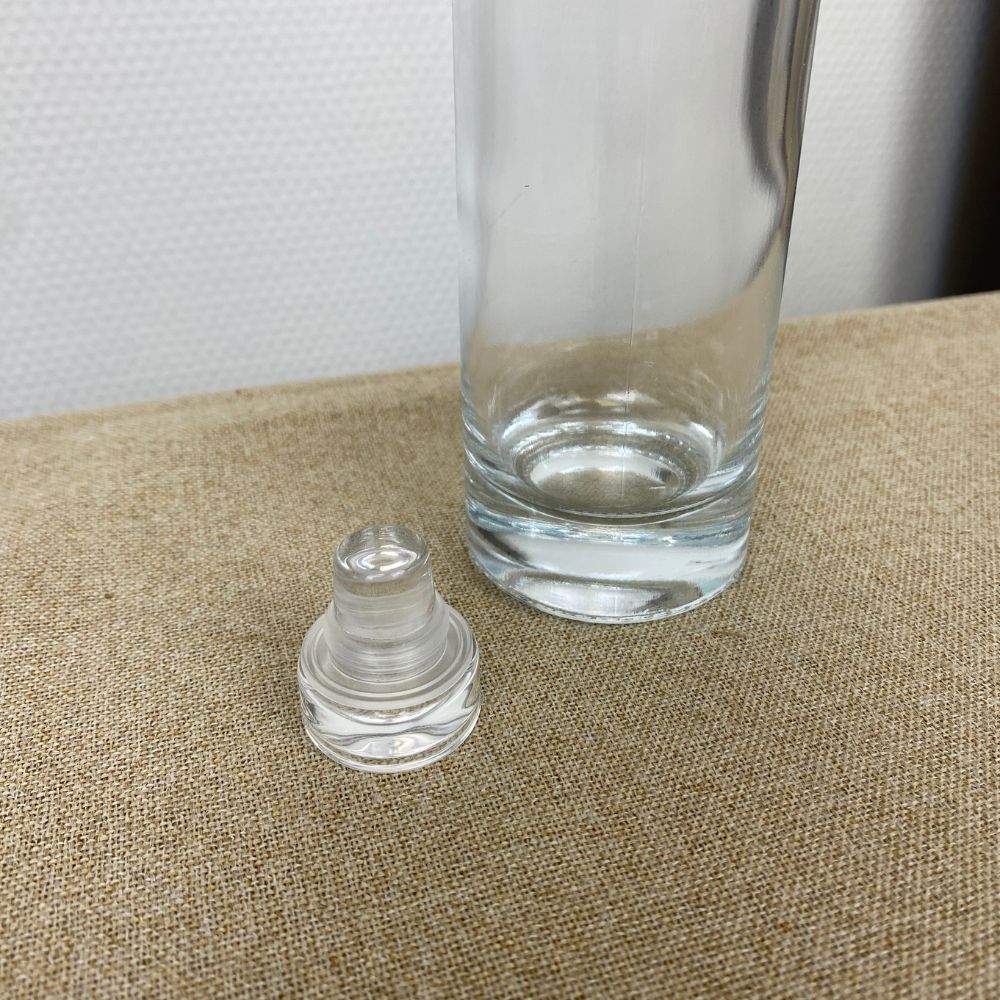 Conzept - Glasflaska med glaskork 0,39 L Ø5,5x34 cm