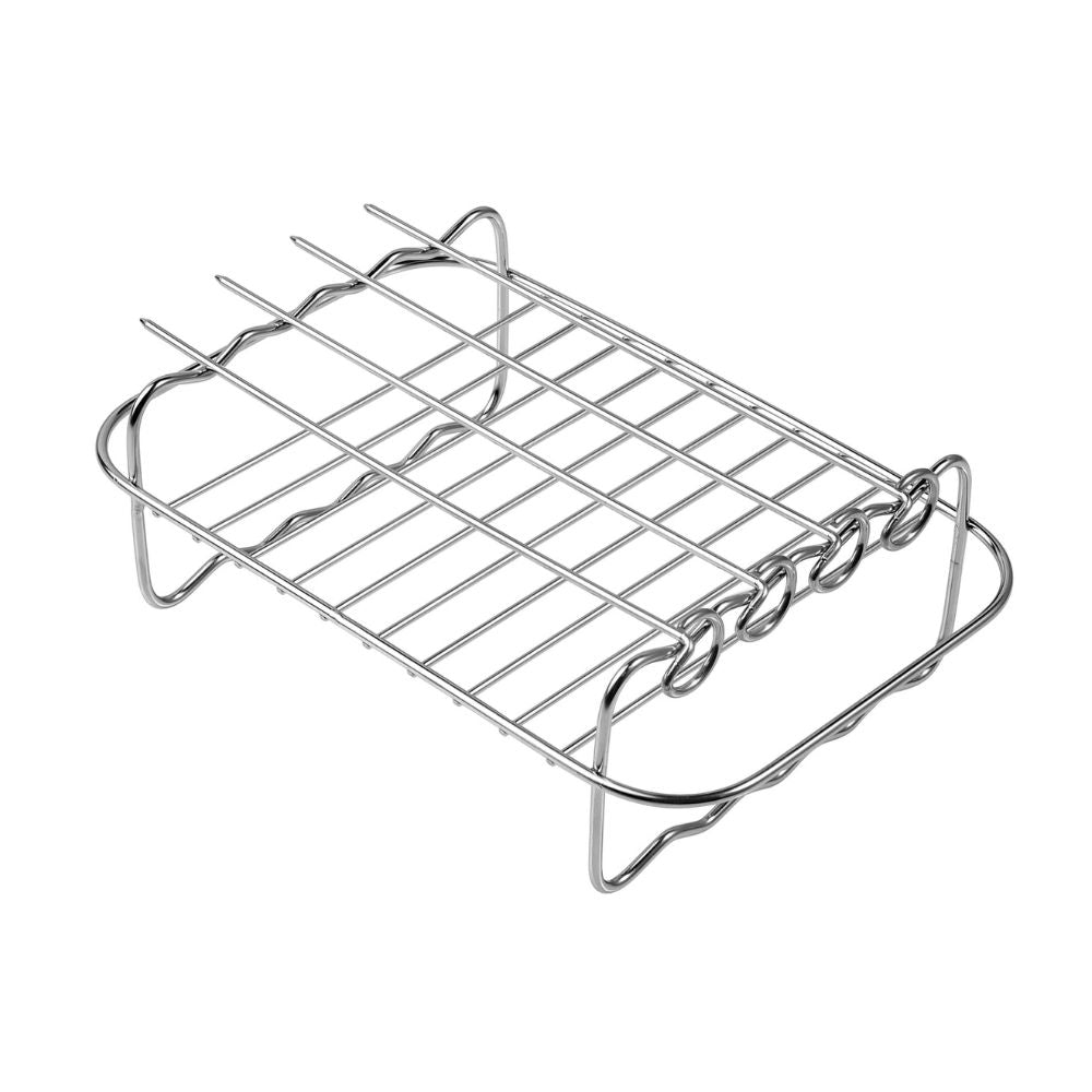 Airfryer grillgaller med 4 grillspett 20x13,2x4 (6,5) cm