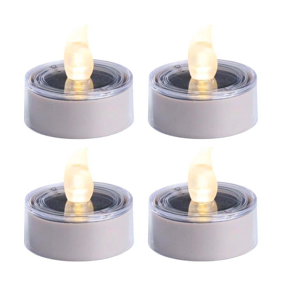 Outfit - Värmeljus solcell 4 st.