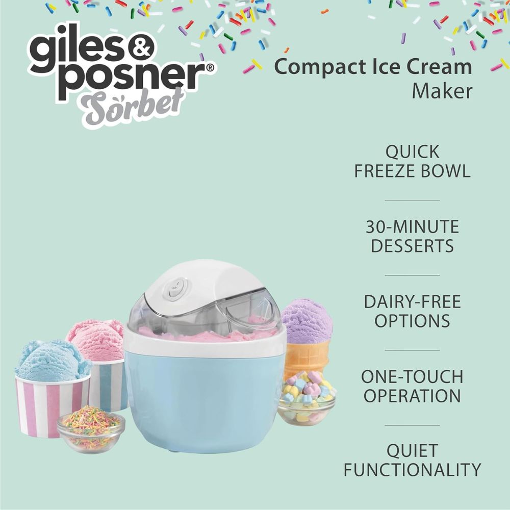 Giles & Posner - Glassmaskin - blå