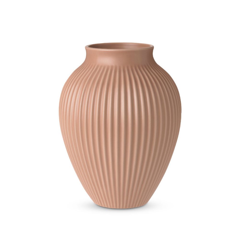 Knabstrup - Vas H 27 cm ripple matta dusty rose
