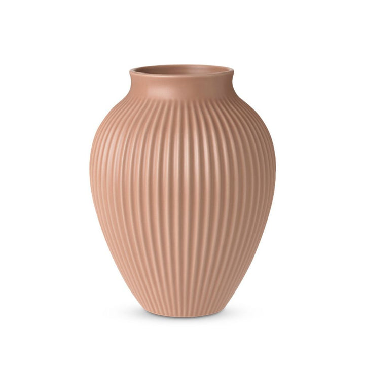 Knabstrup - Vas H 27 cm ripple matta dusty rose