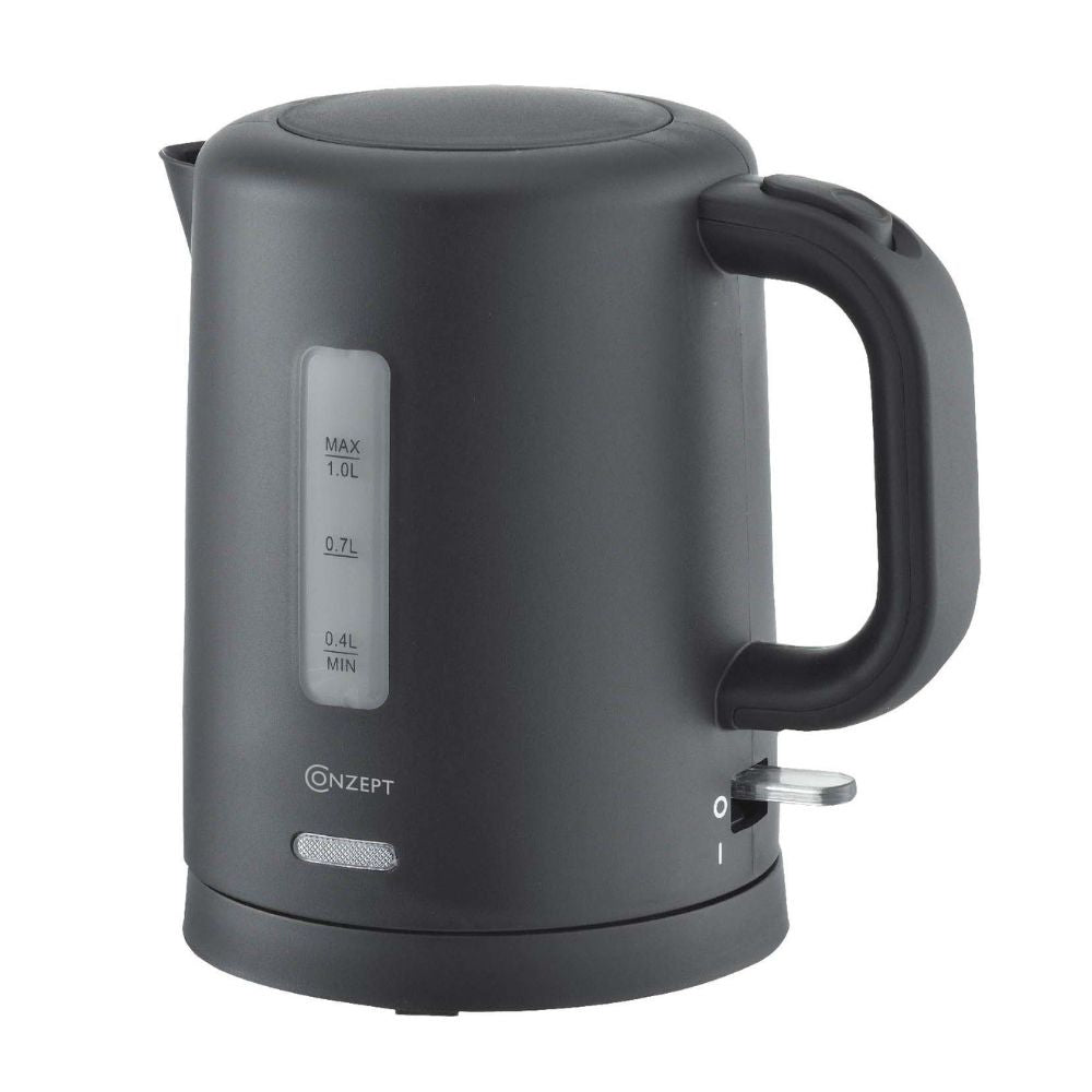 Conzept - Elkedel sort 1 L plast 1100 W