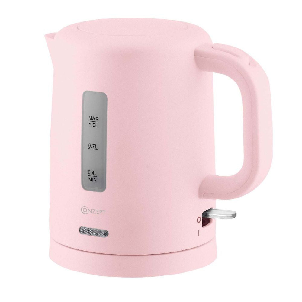 Conzept - Vattenkokare rosa 1 L plast 1100 W