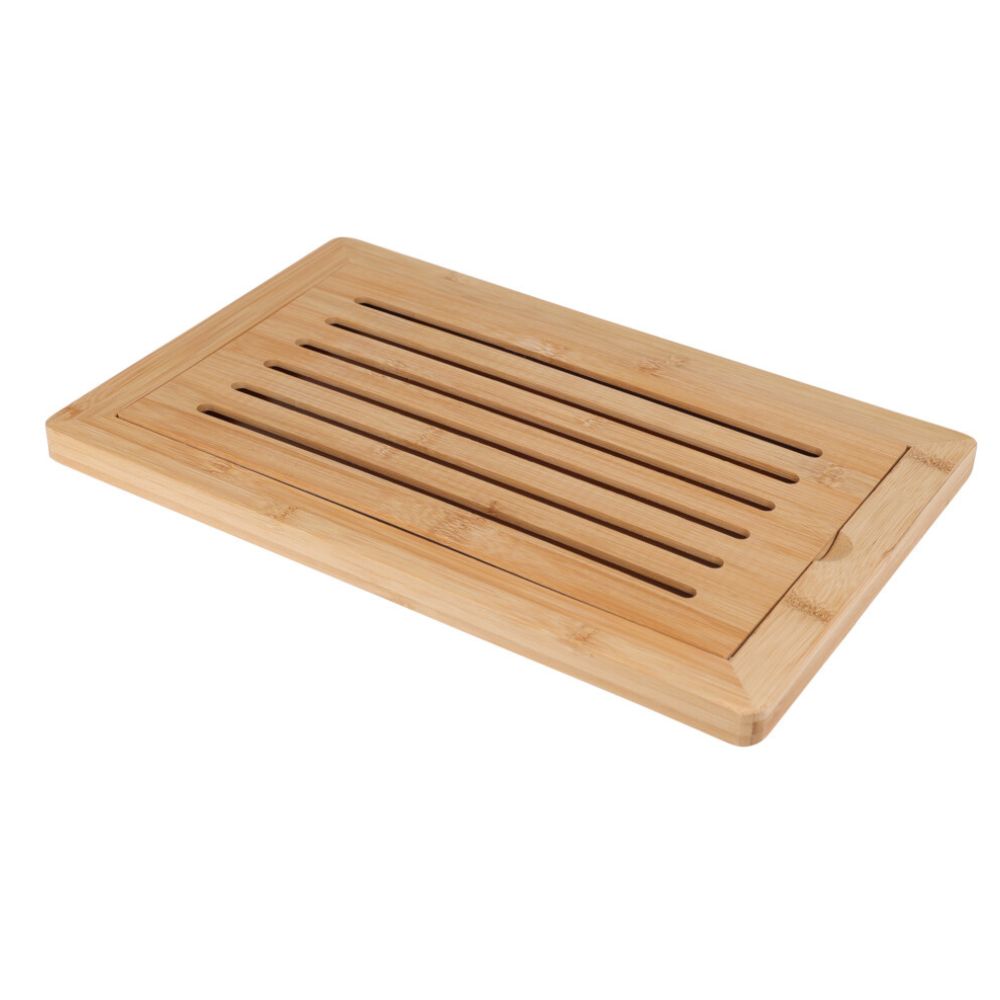 Skærebræt med krummeopsamling - bambus