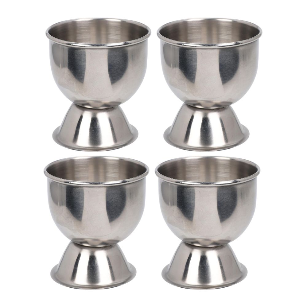 Æggebæger 4 stk - rustfri stål