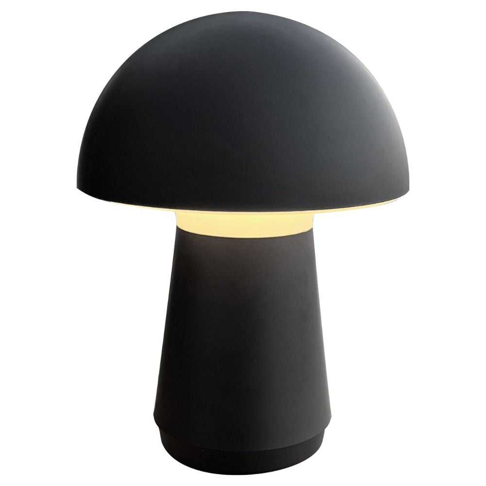 Touch bordslampa uppladdningsbar 21,5x16 cm svart