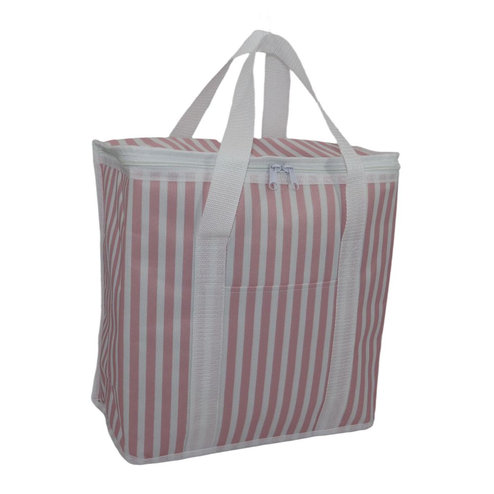 Conzept - Kylväska 34x17x34 cm (20 L) ljusröd randig