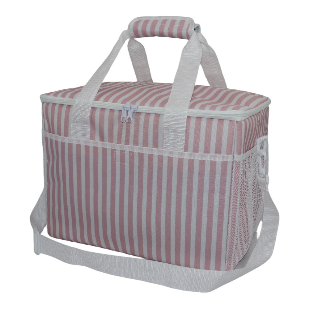 Conzept - Kylväska 40x26x29 cm (30L) ljusröd randig