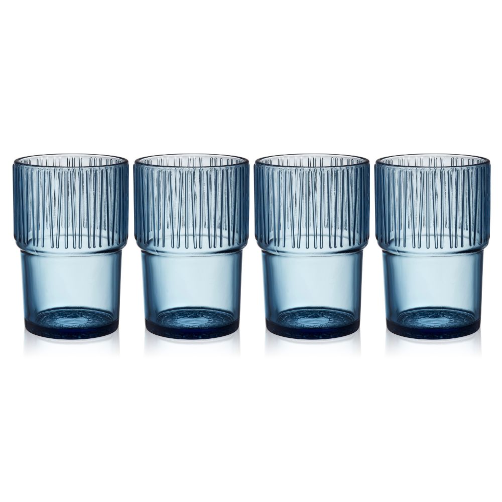 Bitz - Cafeglas Kusintha 38 cl 4 stk. Blå