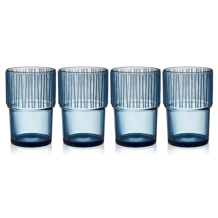 Bitz - Cafeglas Kusintha 38 cl 4 stk. Blå