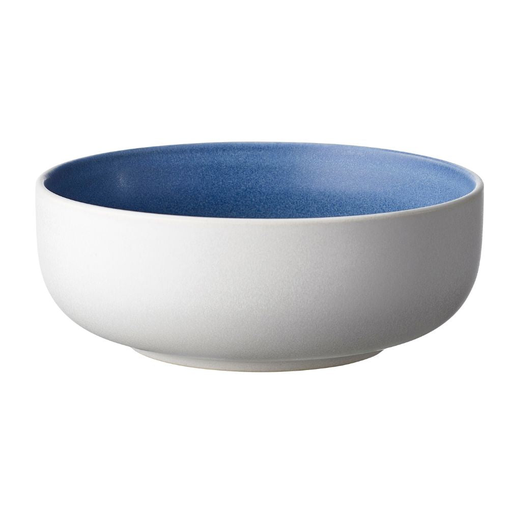 Studio Round - Skål North 15 cm Matt vit/Matt flod