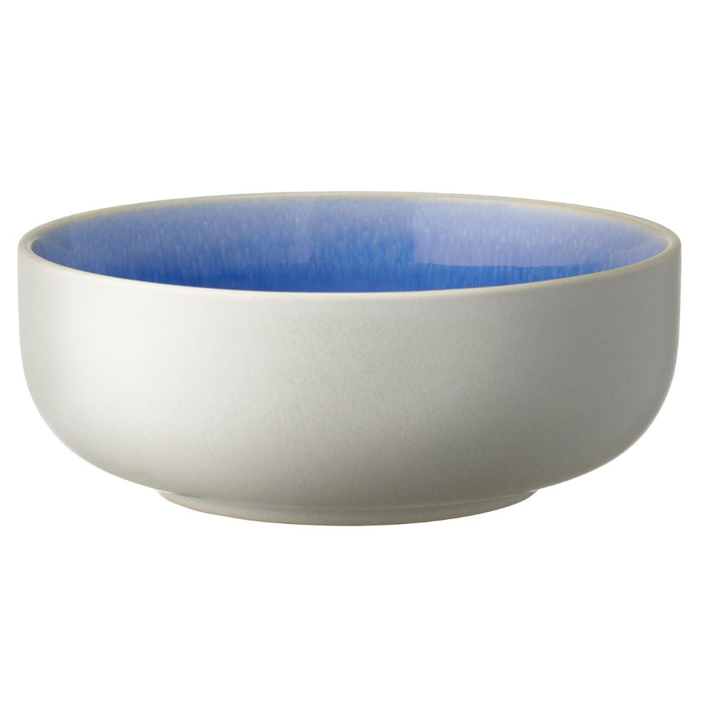 Studio Round - Skål North 15 cm Matt vit/Glänsande flod