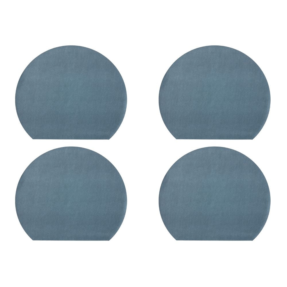 Studio Round - Vändbara bordsunderlägg 4 st. 43 x 36 cm River/Sand