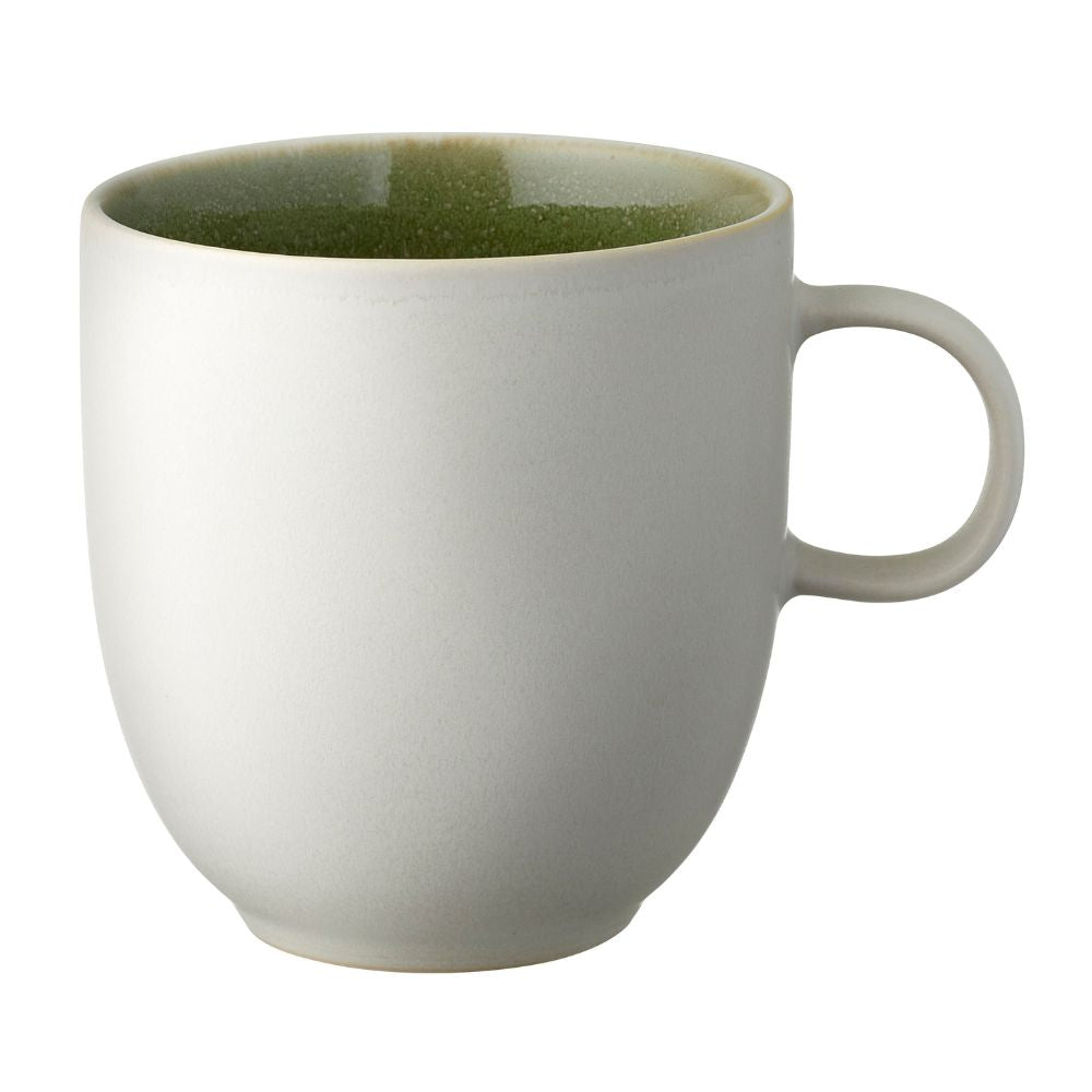 Studio Round - Mugg North 33 cl Mattvit/Glänsande mossa