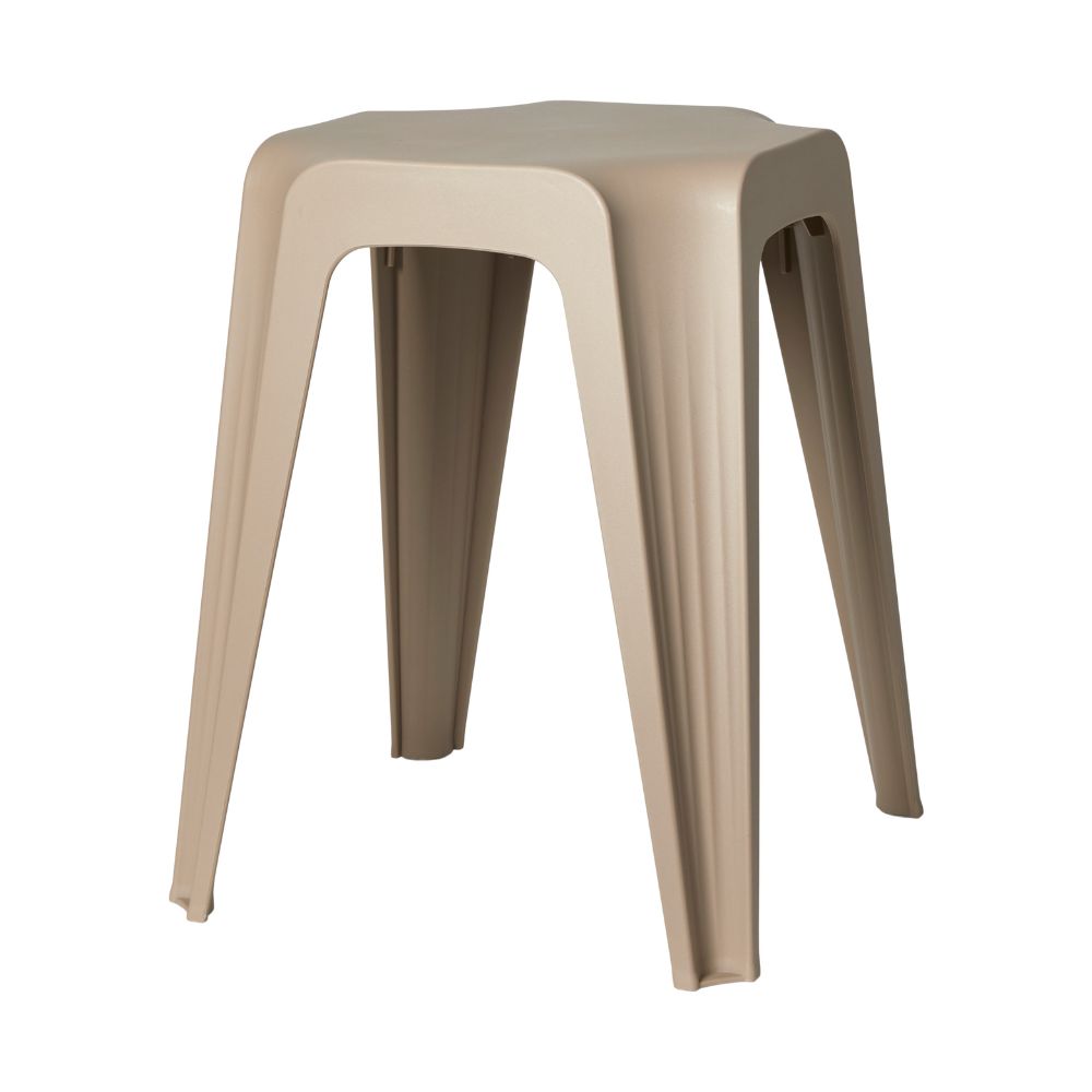 Pall 4 ben Ø31,5x46 cm plast taupe