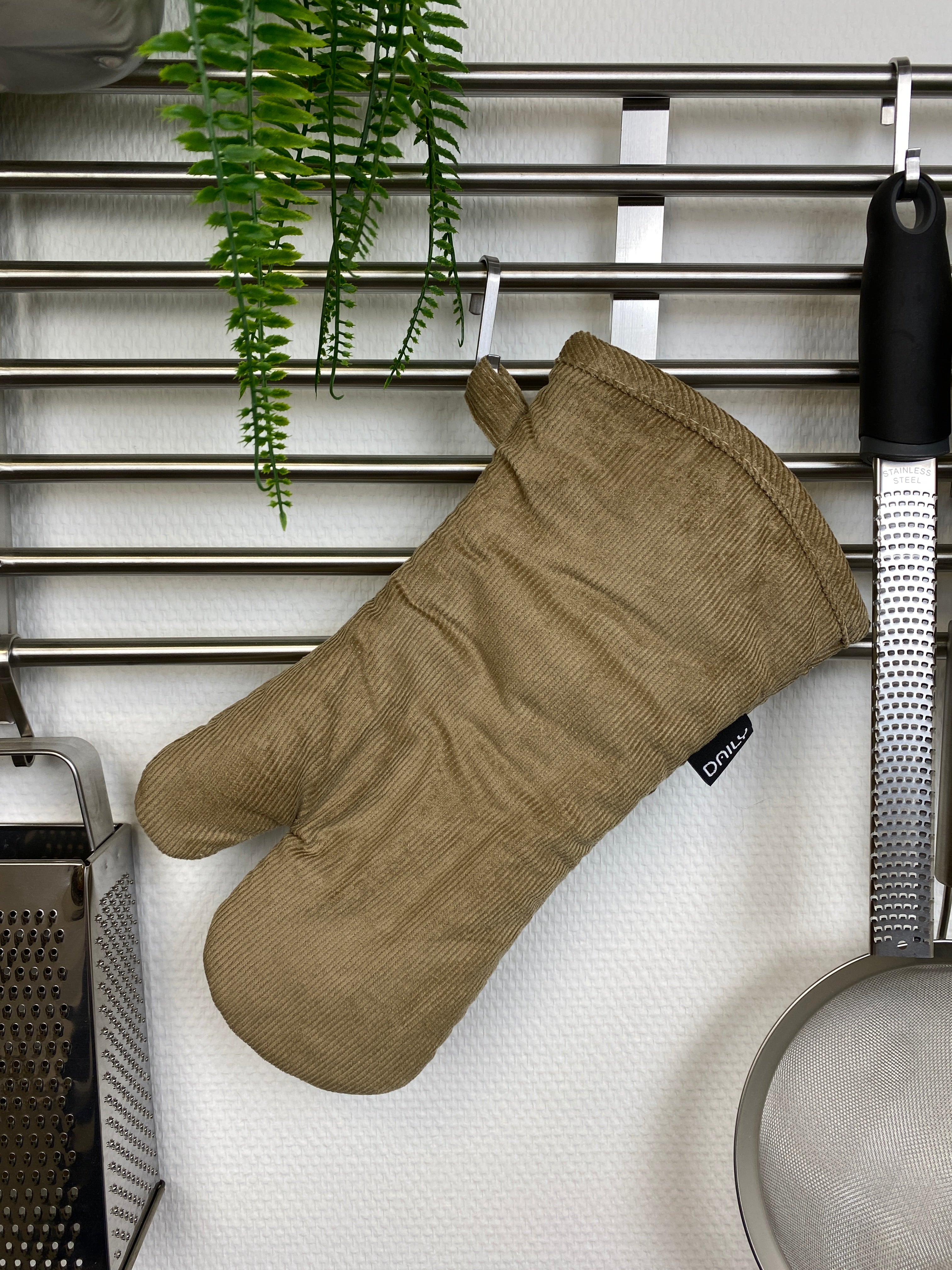 Daily - grillhandske i sammet 18x33 cm