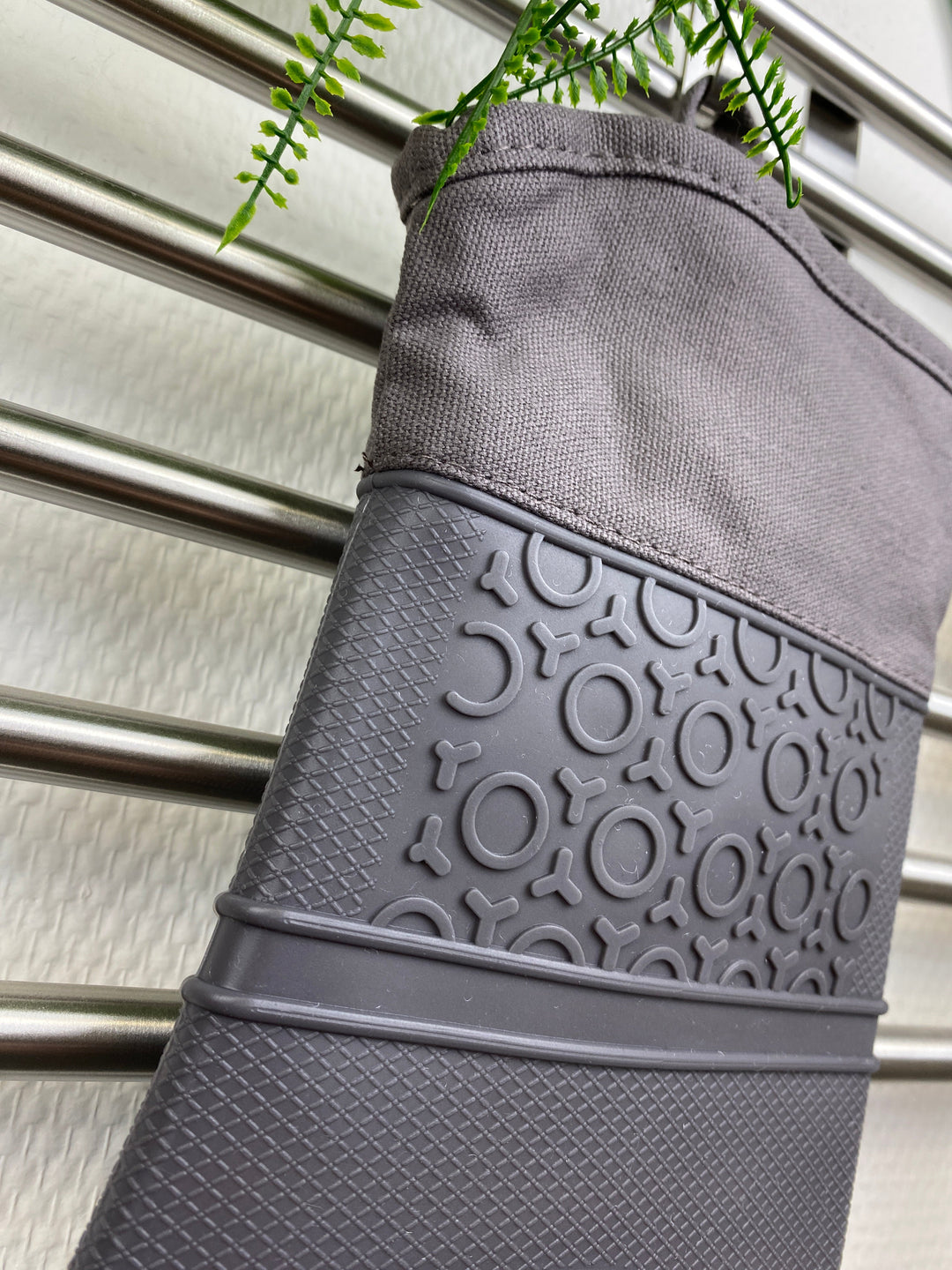 Daily - grillhandske silikon 19x37 cm grå