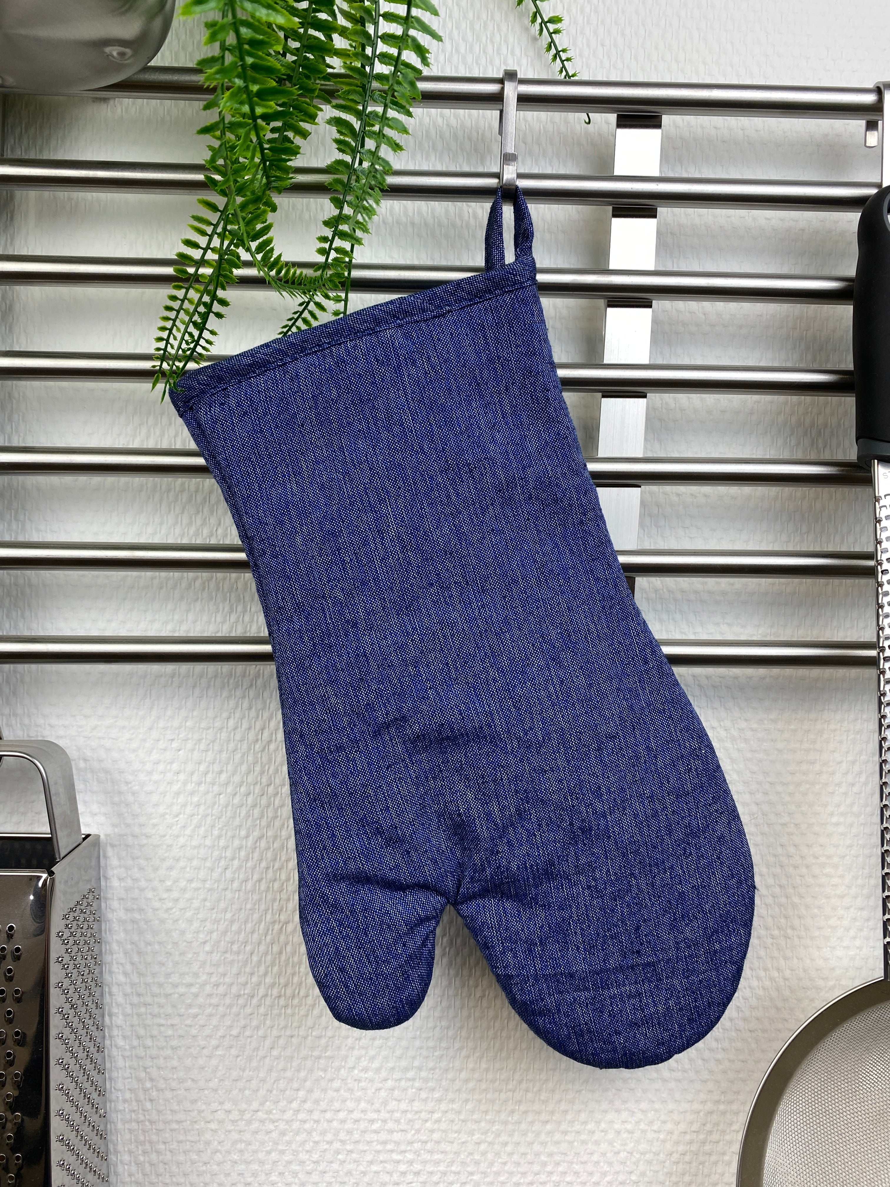 Daily - grillhandske denimblå