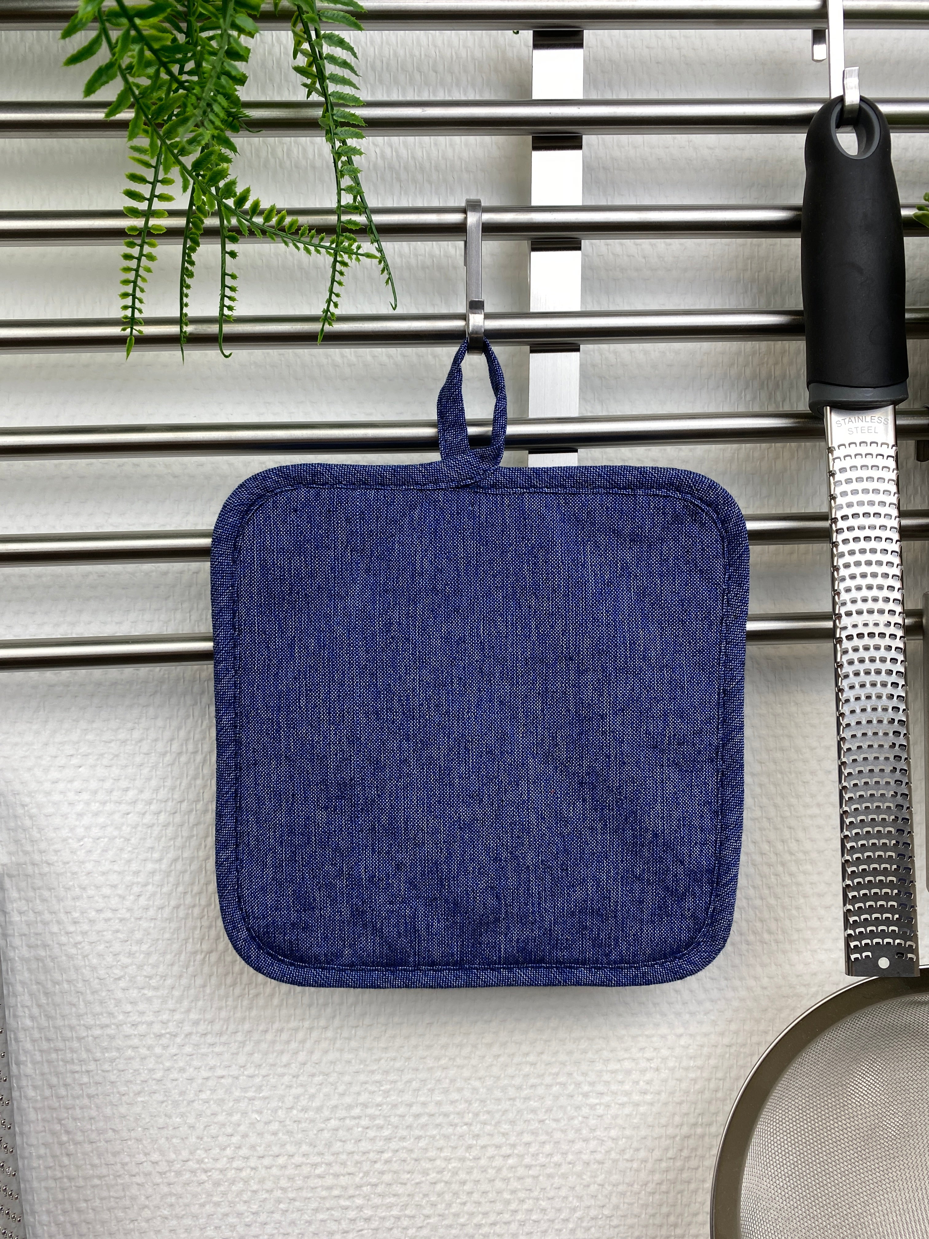 Daglig - grytlapp denimblå