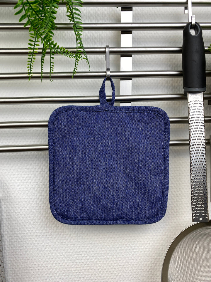 Daglig - grytlapp denimblå