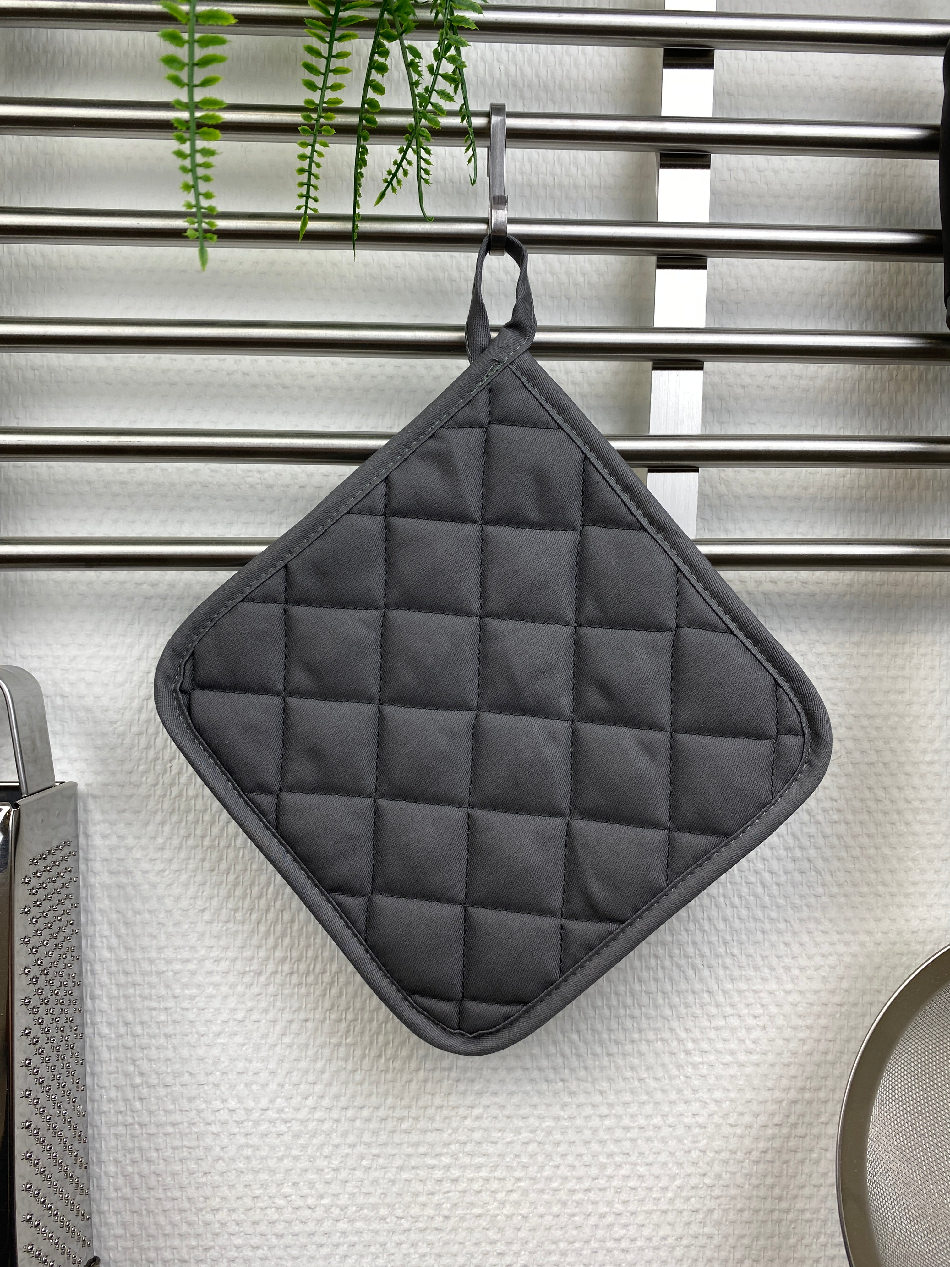 Daily - grytlapp 19x19 cm grå