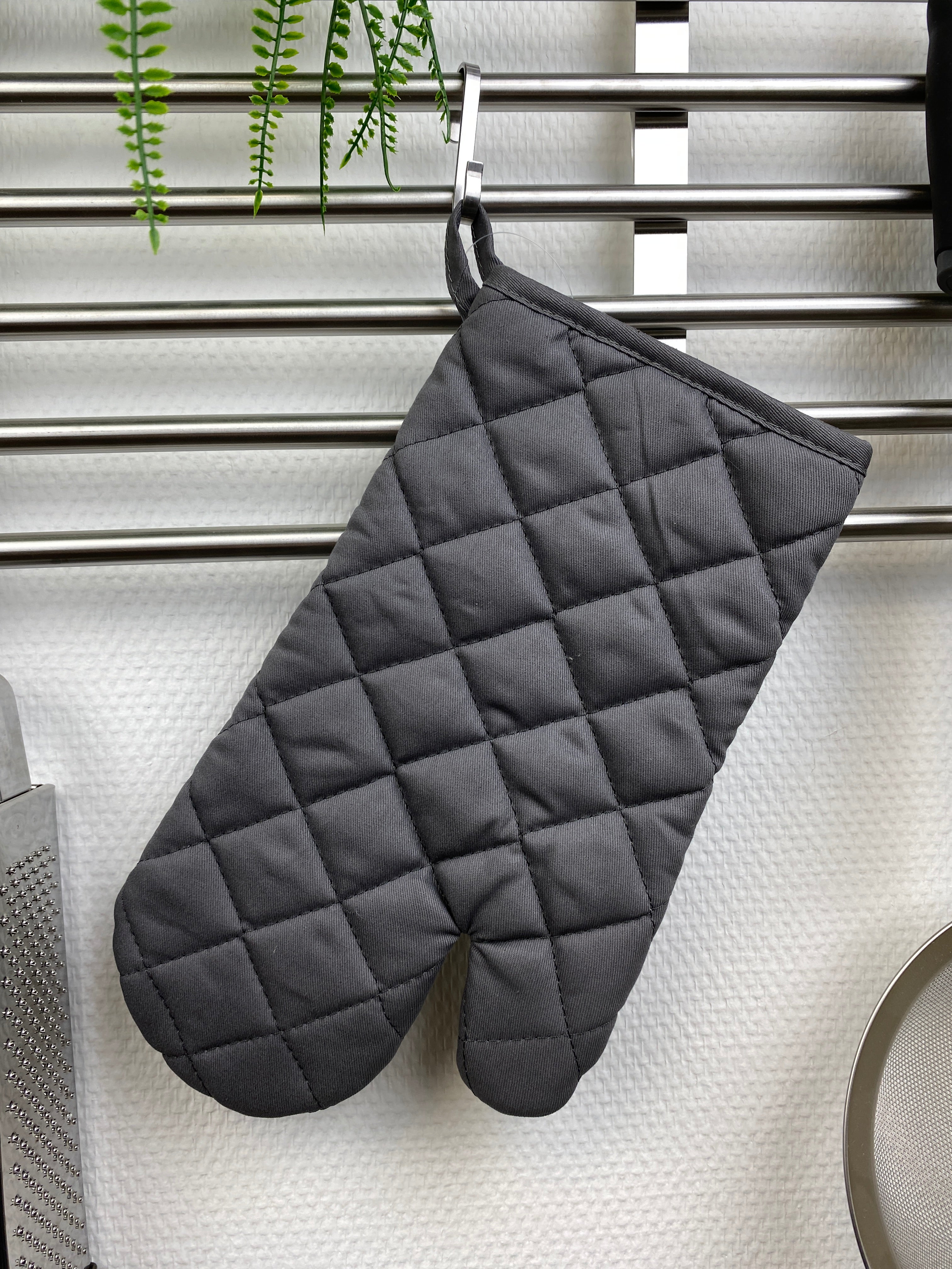 Daily - grillhandske 18x30 cm grå