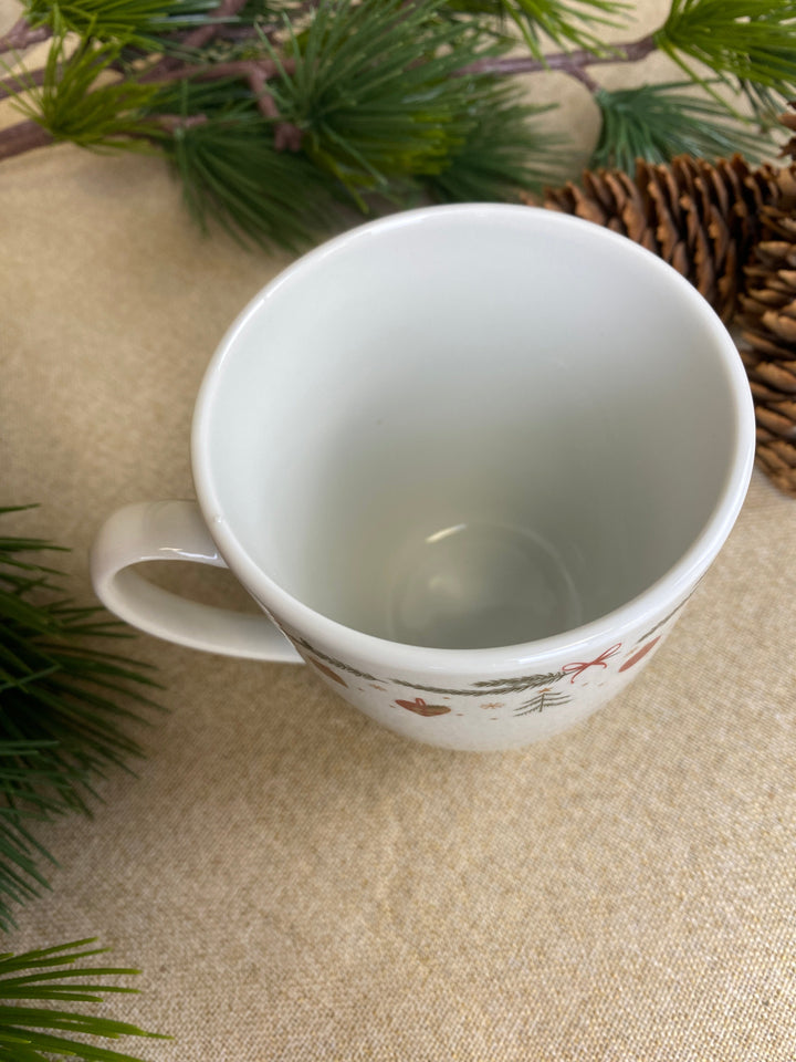 Mugg 32 cl. med julmönster