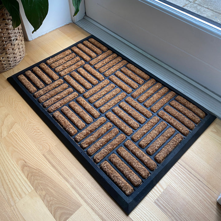 Dörrmatta - fyrkantigt mönster 40x60 cm