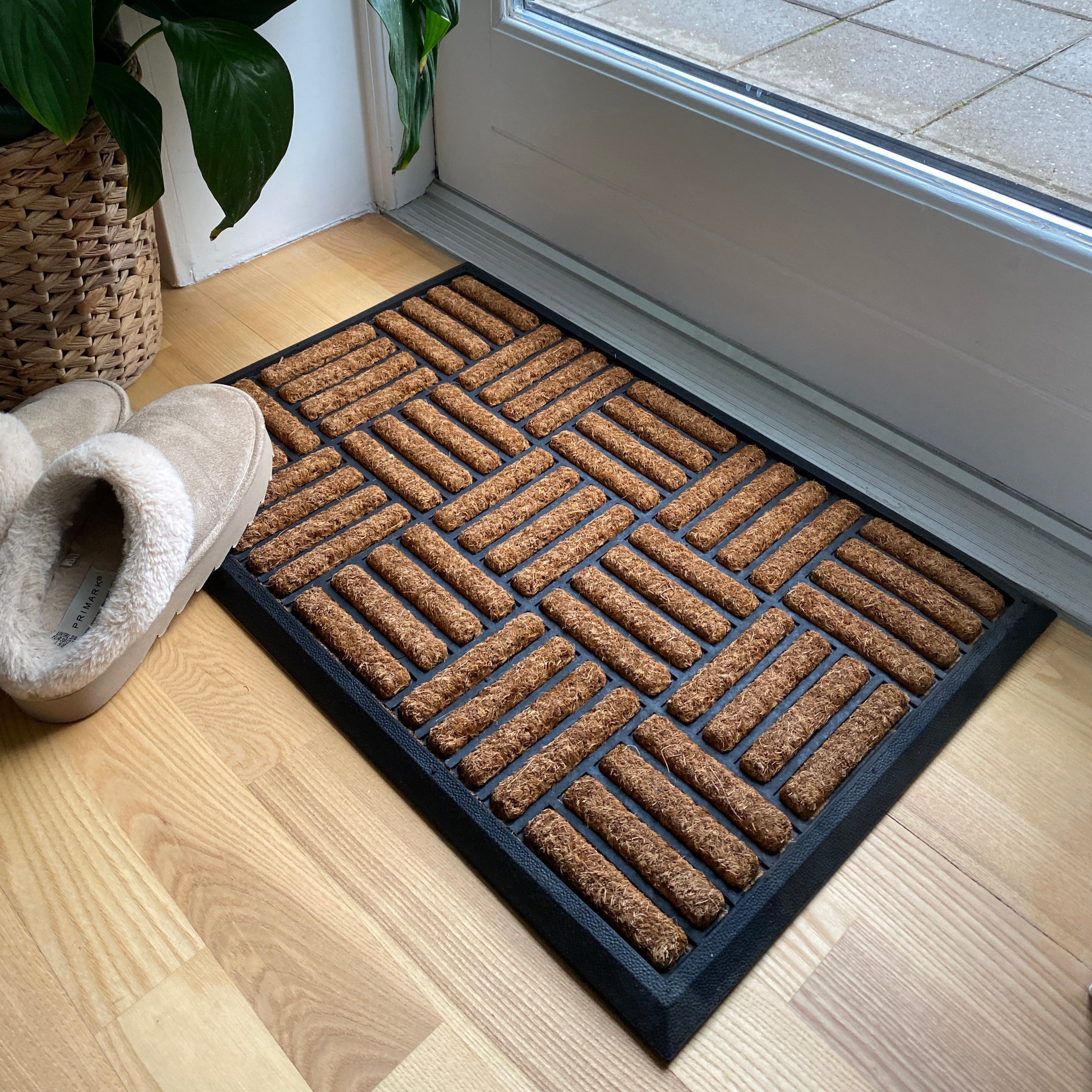 Dörrmatta - fyrkantigt mönster 40x60 cm