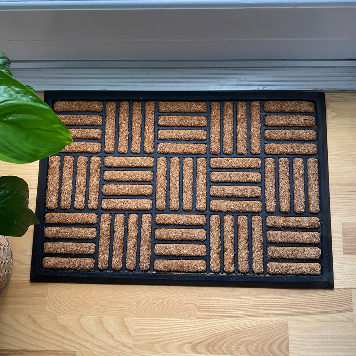 Dörrmatta - fyrkantigt mönster 40x60 cm