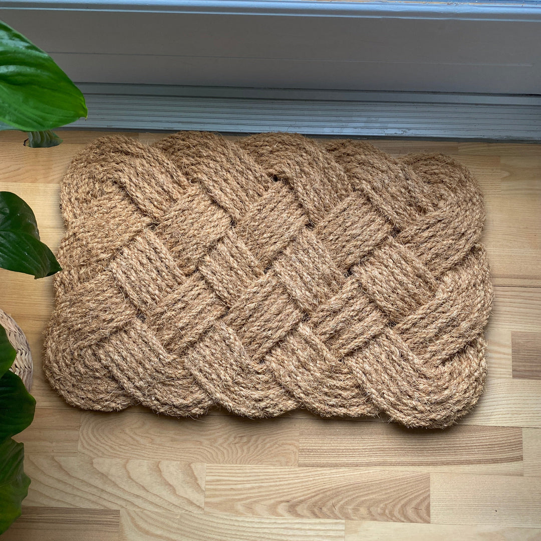 Dörrmatta rotting 45x75 cm jute naturfärgad