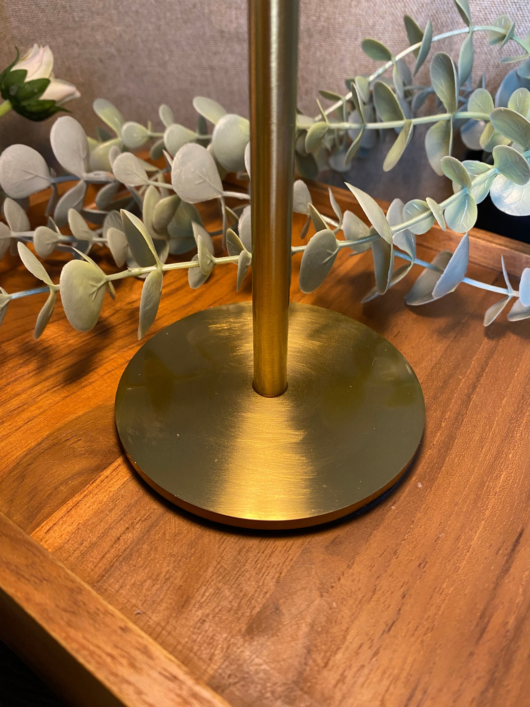 Bordlampa med touch i guld 27,5 cm