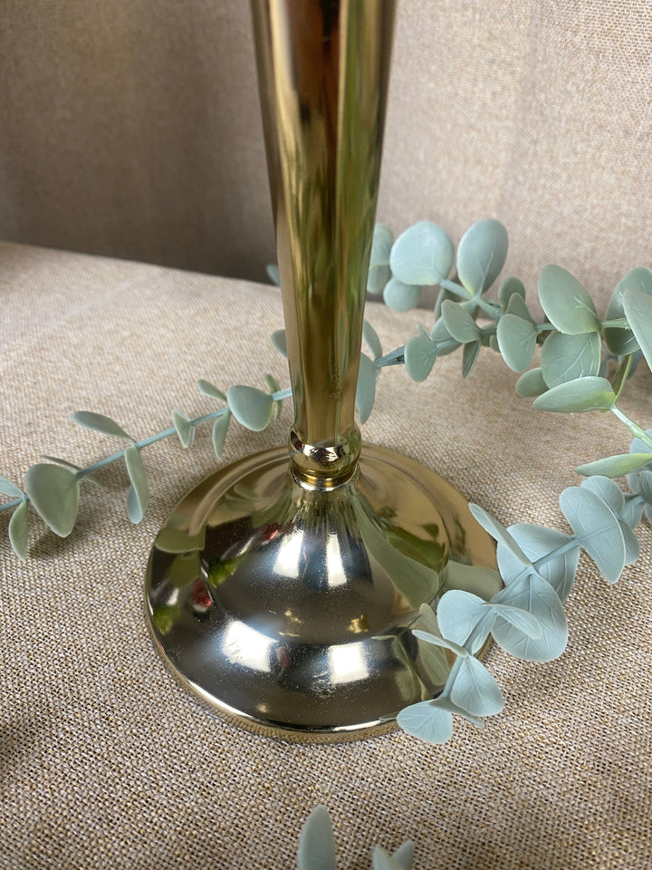 Ljusstake med 5 armar 27 cm guldfärgad