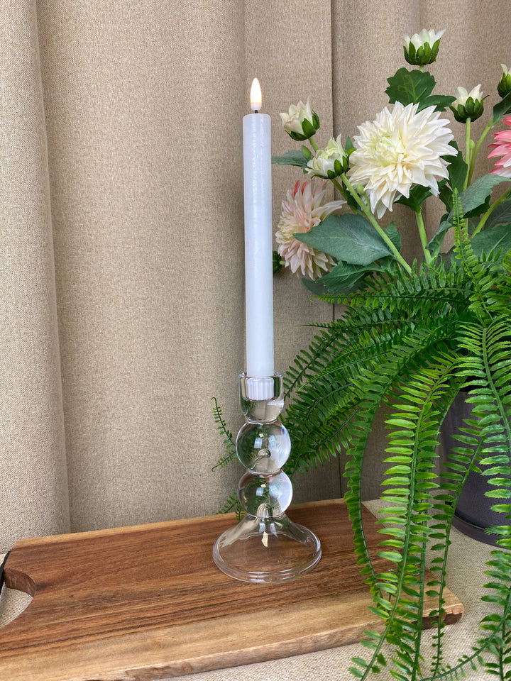 Glasljusstake - 15 cm