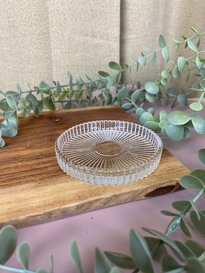 Glasfat för dekorationer Ø9,8 cm