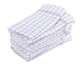 Haahr &amp; Co - Kockhandduk Vit 10 stycken MEGAPACK 50x100 cm