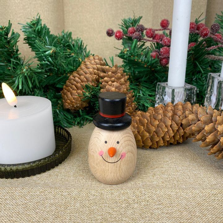 Snögubbe - i bok 7,7 cm