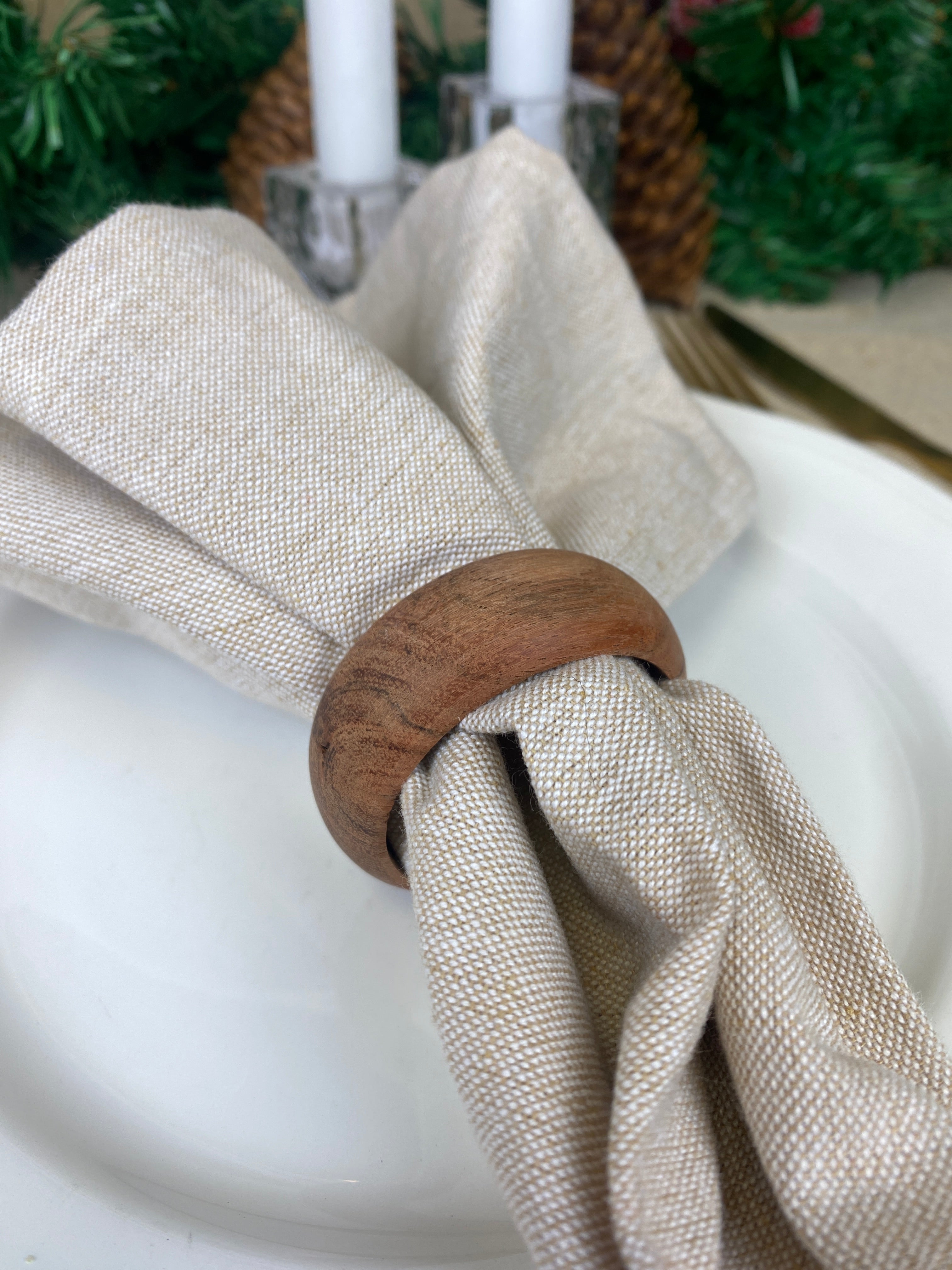 Dacore - Servettring Akaciaträ - Natur