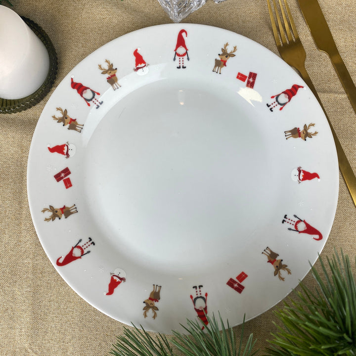 Tallrik Ø27 cm med julmotiv