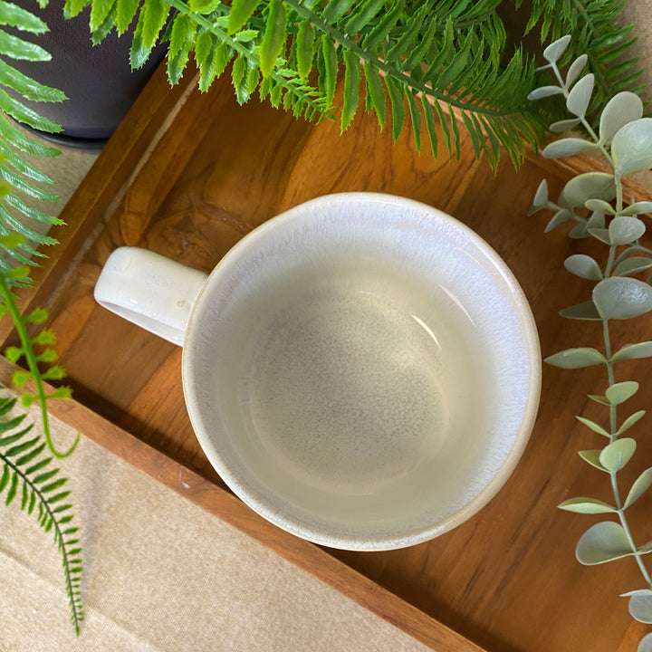 Kopp 1 st. blå/beige